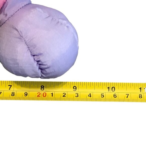 Vtg 1990 Prestige Toy Nylon Easter Bunny Rabbit Plush Stuffed Animal 9"x9" Toy - Picture 7 of 7